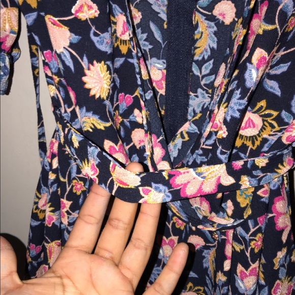 Trixxi floral blue romper - Picture 3 of 5